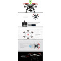 XK DETECT X380 GPS PC 4 Bladed Drohnen / 3D Quadcopter / Hochwertige Drohne SYJ-X380